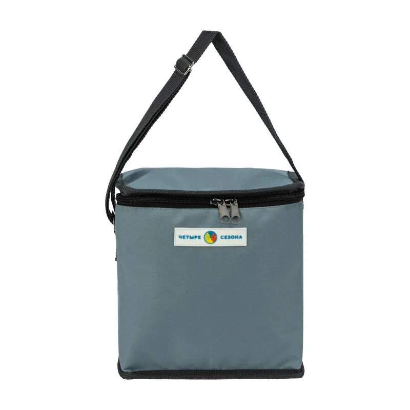 Сумка-холодильник (термосумка) 6л, 2 слоя утепления ЧЕТЫРЕ СЕЗОНА - Фото 5