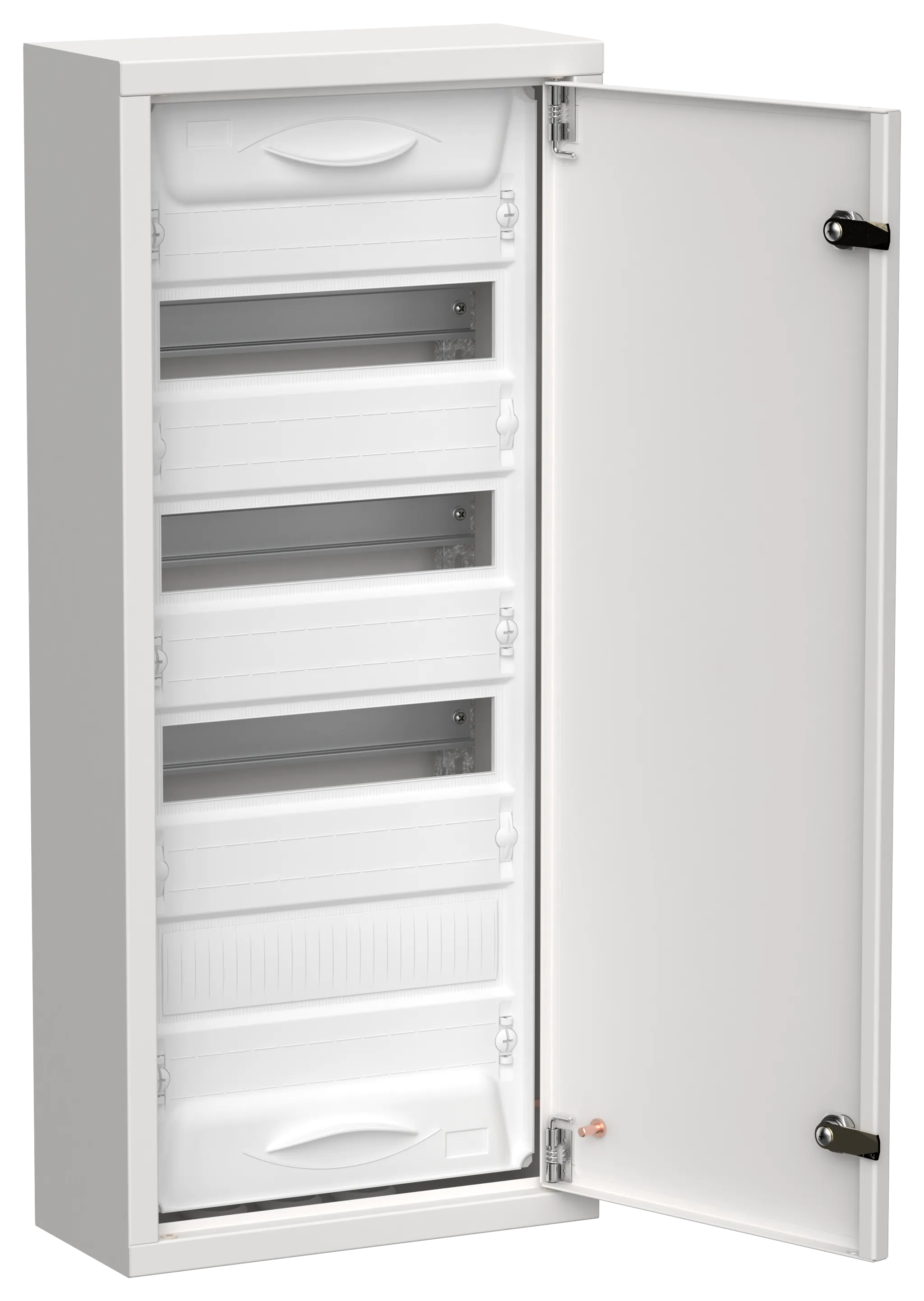 TITAN 5 Корпус металлический ЩРн-48 (1х48) 710х310х140мм IP31 белый (одна дверь) IEK