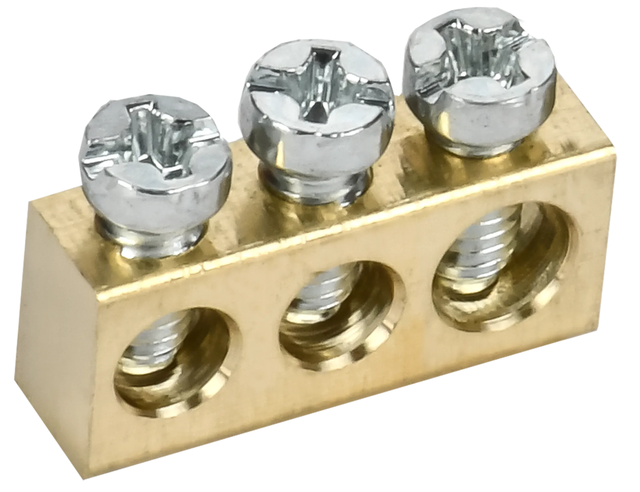 TEKFOR Шина нулевая сечение 6х9 3 отверстия IEK TF-KP00D-SN-03