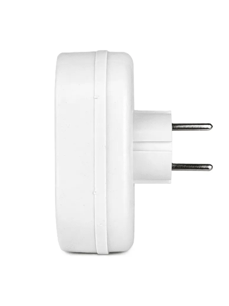 Разветвитель электрический 2 розетки без заземления, 6А, белый DEKRON - Фото 4