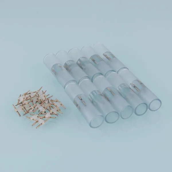 Переходник для круглого светодиодного гибкого неона 16 мм LS003 220V 2835 (10 шт.) PSL-11 Elektrosta