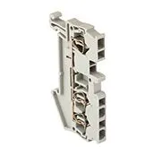 Колодка клеммная пружинная ST-2.5 28А 3 вывода серая EKF plc-jxb-st-2.5-3