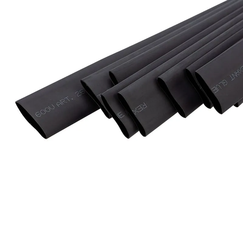 Трубка термоусаживаемая СТТК (2:1) двустенная клеевая 19,1/9,55мм, черная, упаковка 10 шт. по 1м REXANT 26-2107