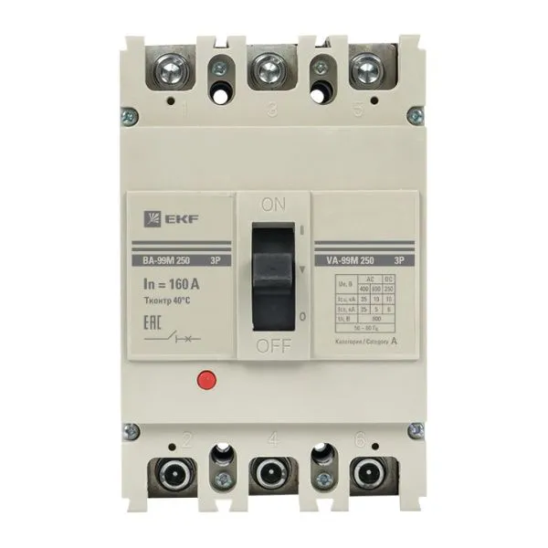 ВА-99М 250/160А 3P 35кА EKF - Фото 2