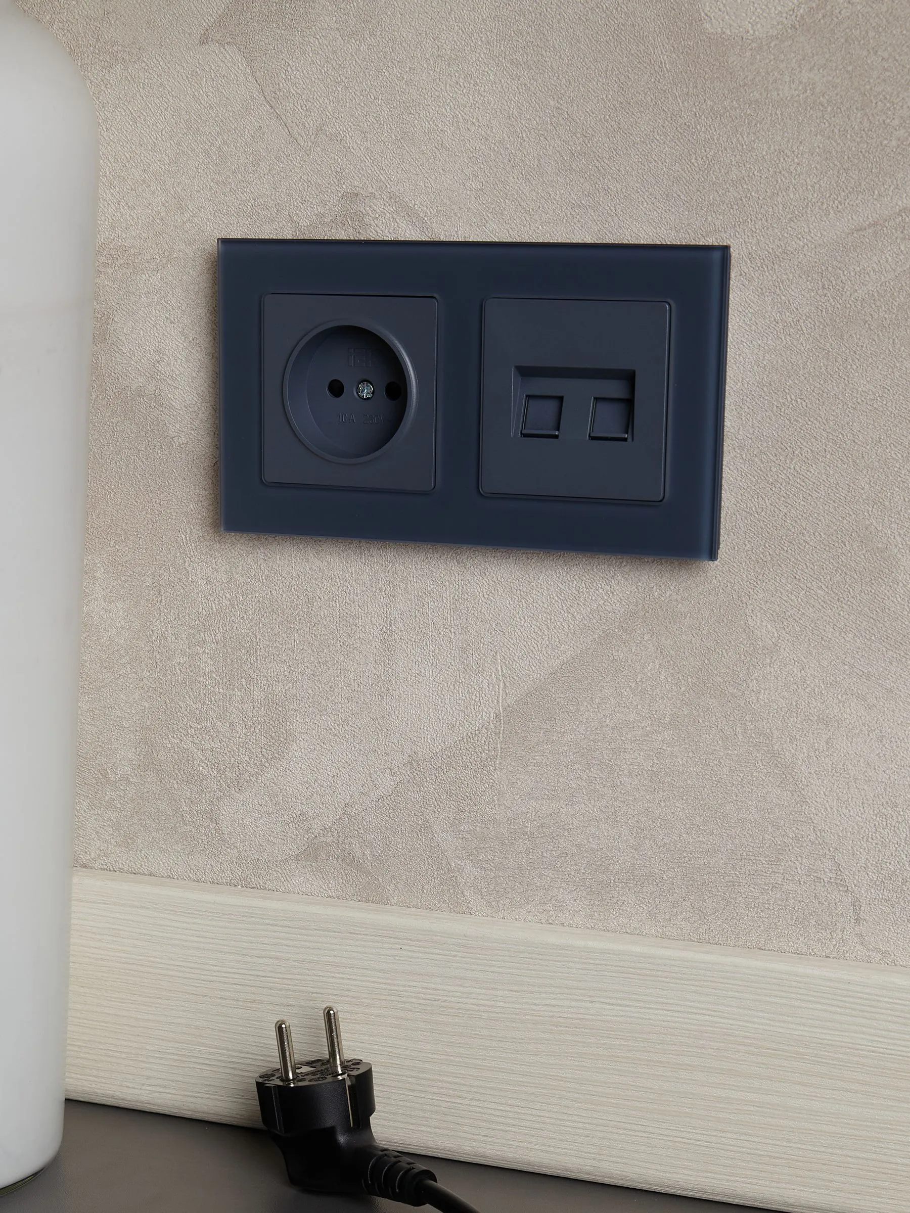 BRITE Розетка компьютерная двойная RJ45 кат.6 РК11-2-БрМ маренго IEK - Фото 6