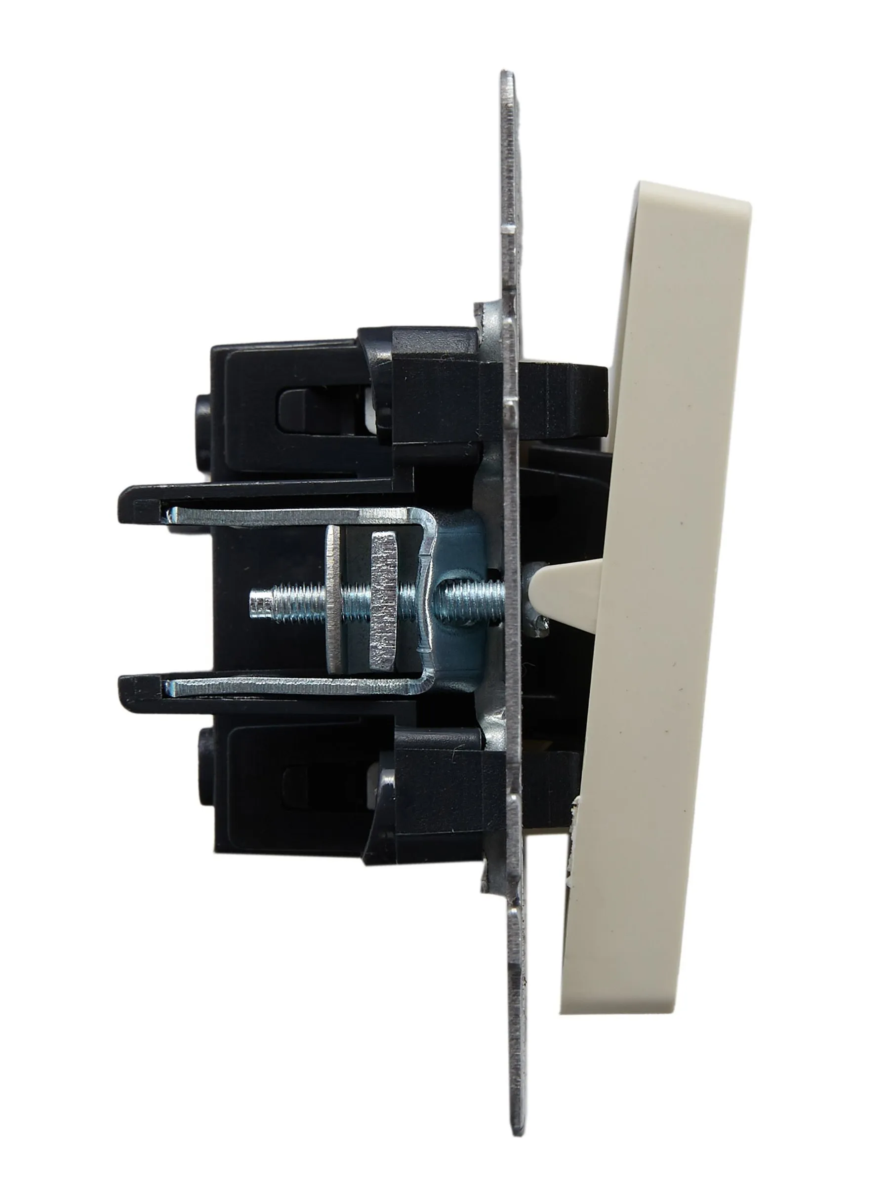 BRITE Выключатель 1-клавишный проходной с индикацией 10А ВС10-1-7-БрКр бежевый IEK - Фото 6