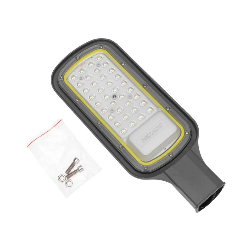 Светильник светодиодный консольный ДКУ 03-30-5000К-Ш-C IP65 черный REXANT - Фото 2