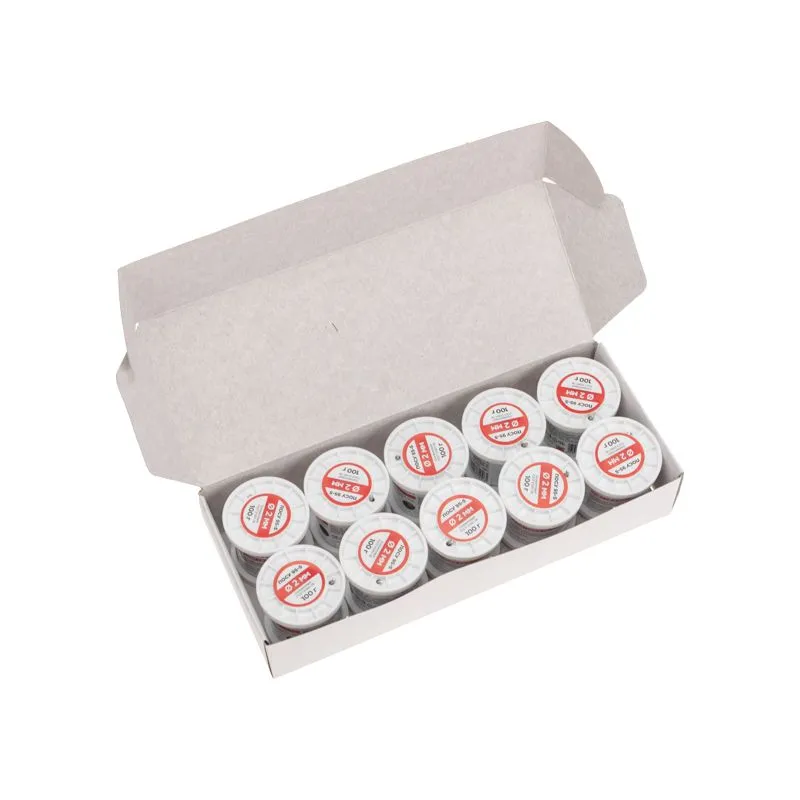 Припой ПОСу 95-5, 100г, Ø2мм, (олово 95%, сурьма 5%), бессвинцовый, ГОСТ 21931-76, катушка REXANT - Фото 5