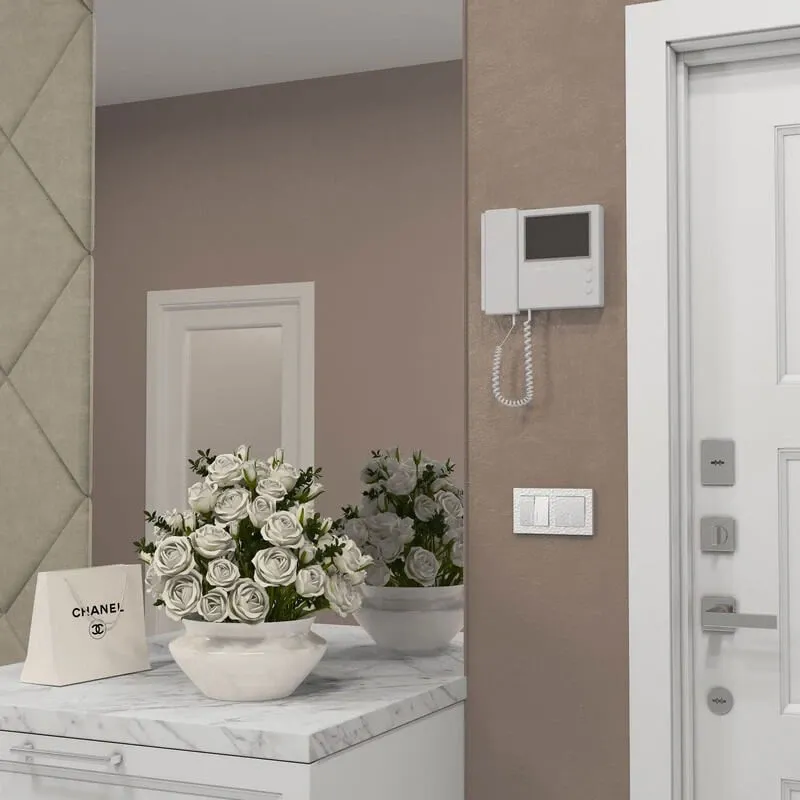 Выключатель двухклавишный с подсветкой (hammer белый) Werkel - Фото 4