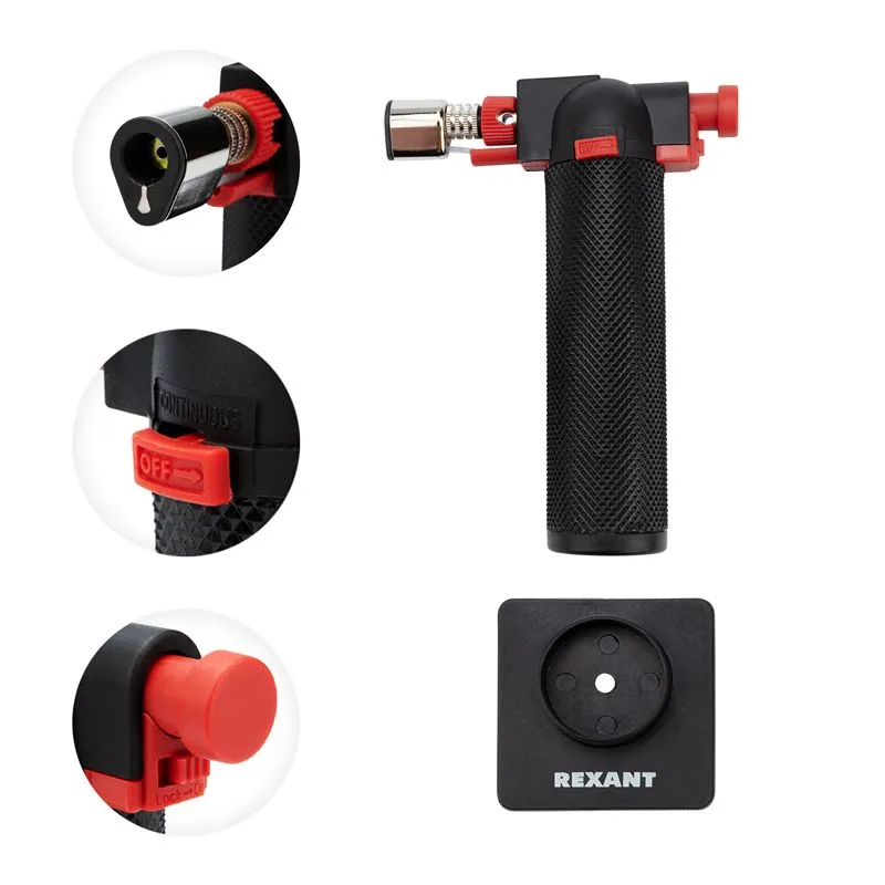 Газовая горелка настольная GT-29, 2 режима REXANT - Фото 2