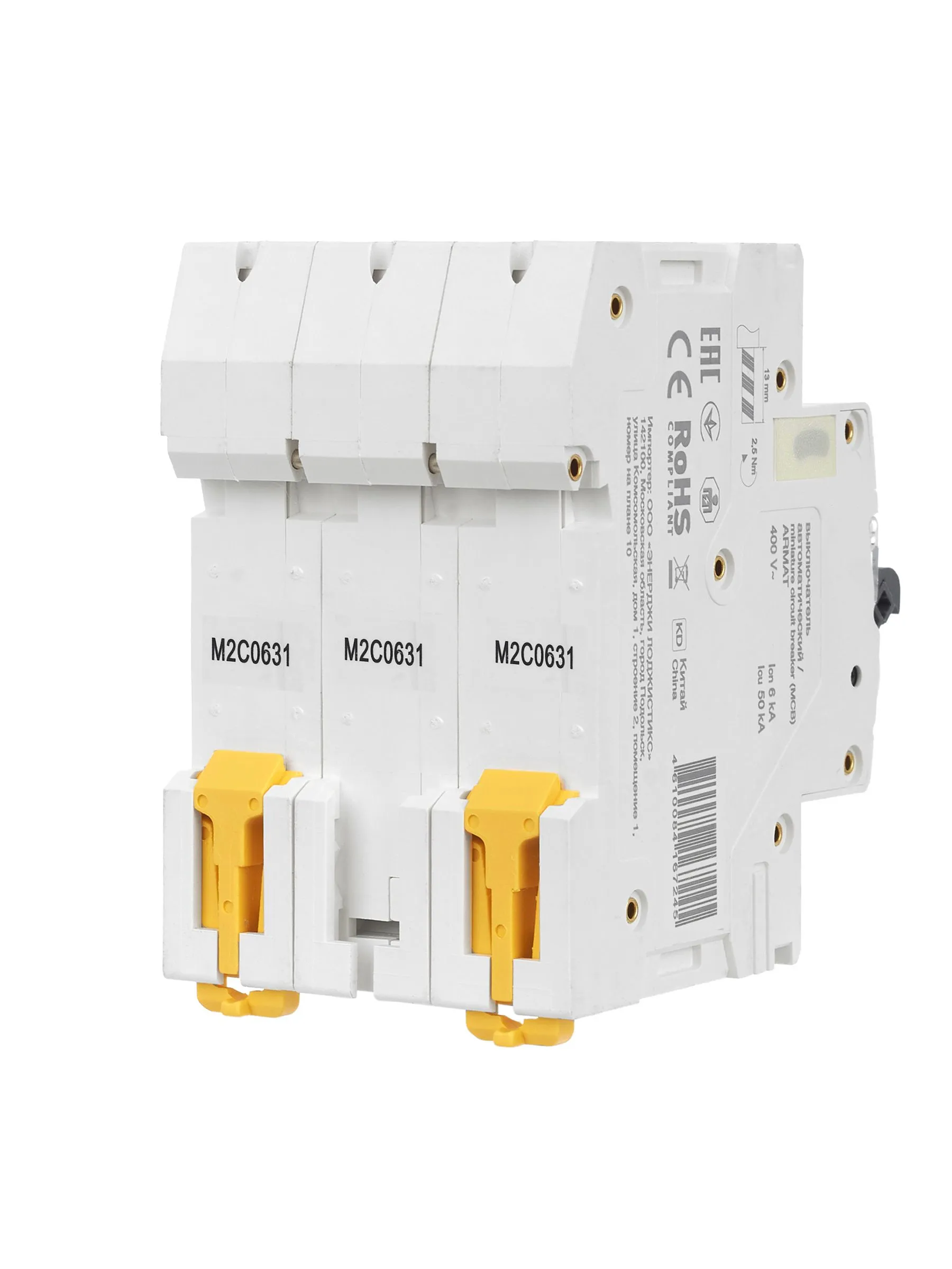 ARMAT Автоматический выключатель M10N 3P C 6А IEK - Фото 4