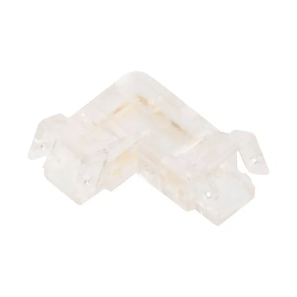 Коннектор WOLTA WLS-2PIN-5MM-MONO-L угловой для одноцветной SMD ленты шириной 5мм. Цена за 1 шт., мин. кратность 3 шт.