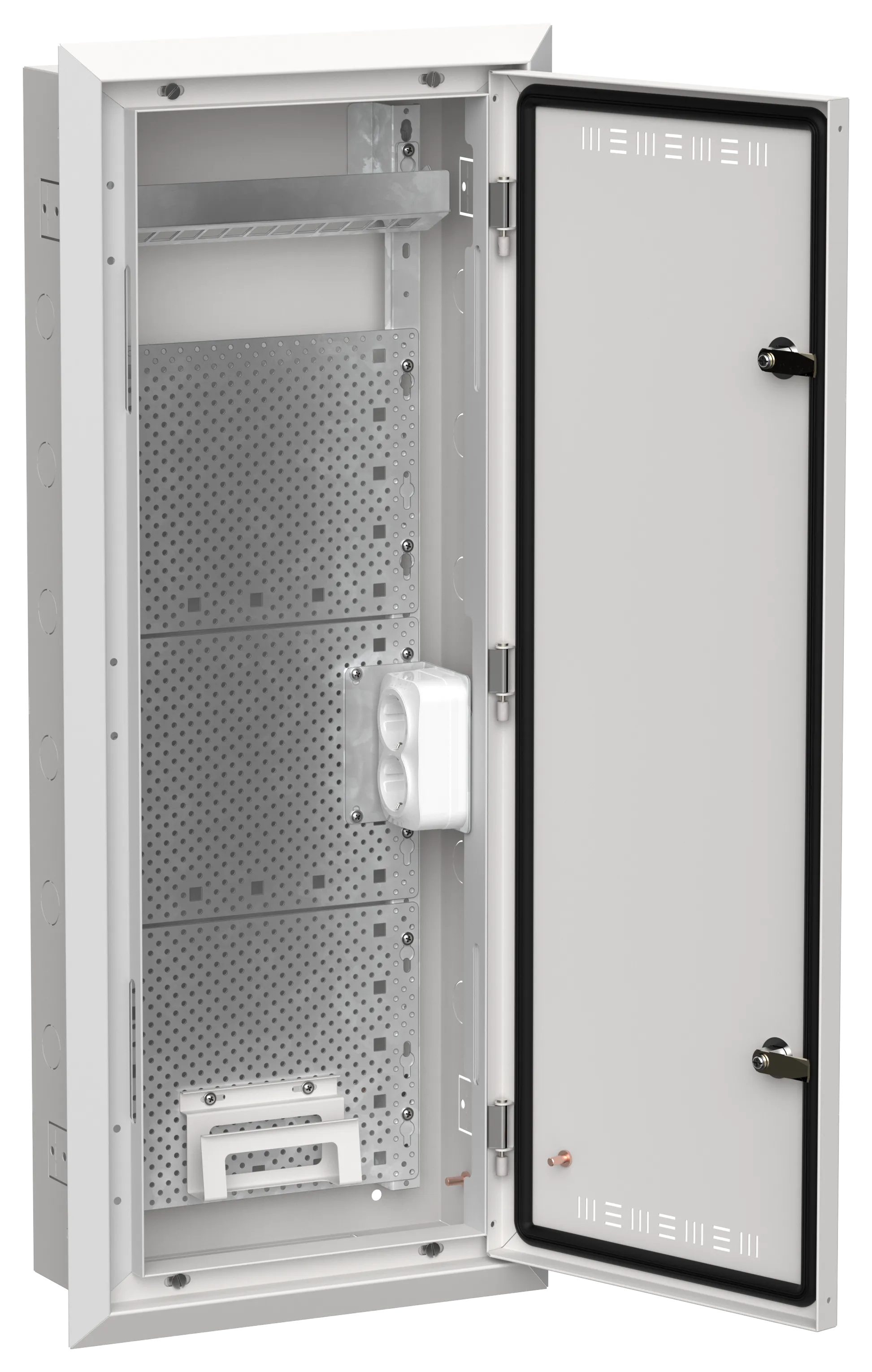 TITAN 5 Корпус мультимедиа ЩРв-60 (1х60) 880х365х130мм IP30 белый IEK