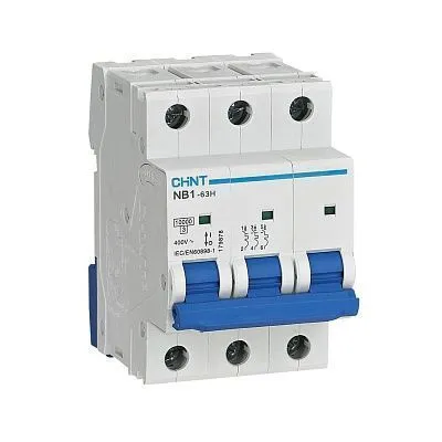 Авт. выкл. NB1-63H 3P 16A 10кА х-ка C (R)