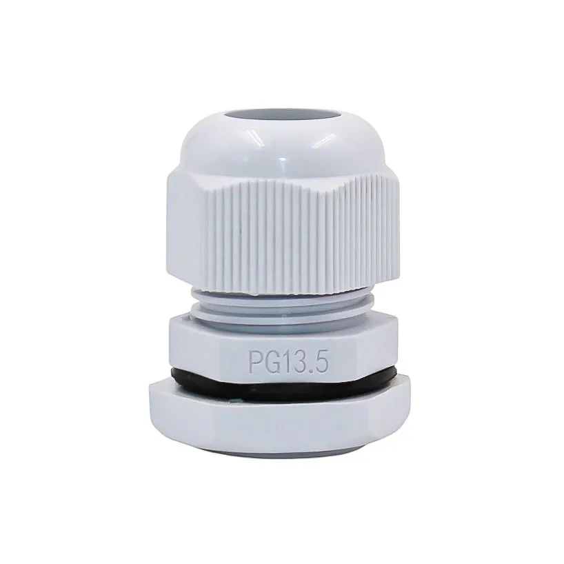 Ввод кабельный PG-13.5 серый, нейлон, IP68 (d кабеля 6-12 мм) DEKRON