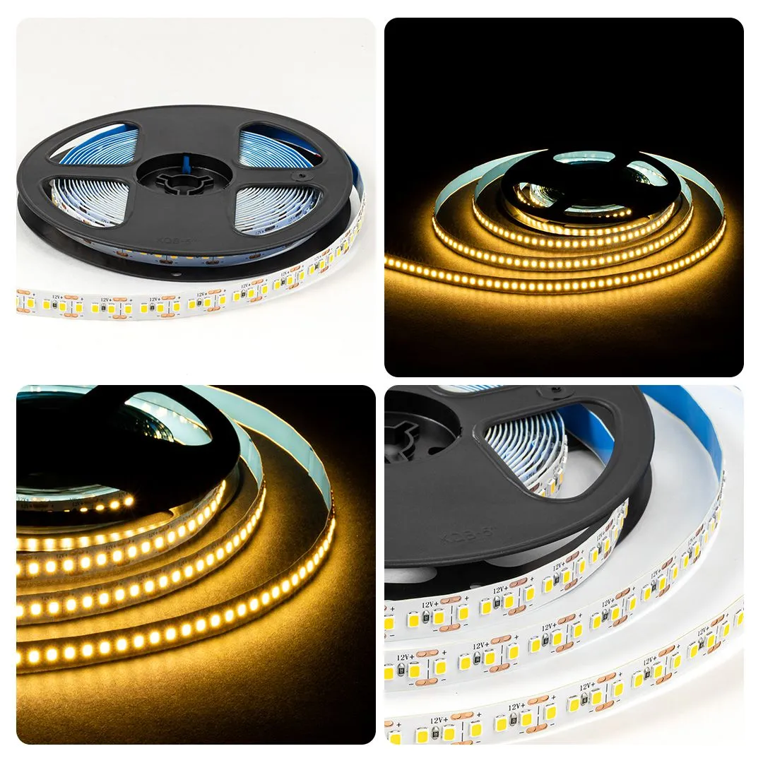 Светодиодная лента 12В, 14,4Вт/м, smd2835, 180д/м, IP20, 19Лм/чип, ширина подложки 10мм, 5м, т/б, 30 - Фото 6