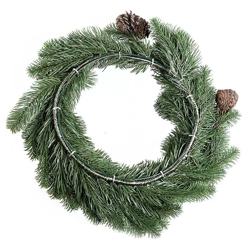 Еловый венок с шишками NEON-NIGHT Ø 45см, Литой - Фото 5