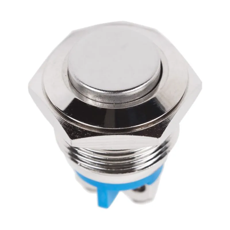 Кнопка антивандальная Ø16 Б/Фикс (2с винт) OFF-(ON) выпуклая (A16-A3) REXANT (в упак. 1шт.) - Фото 4