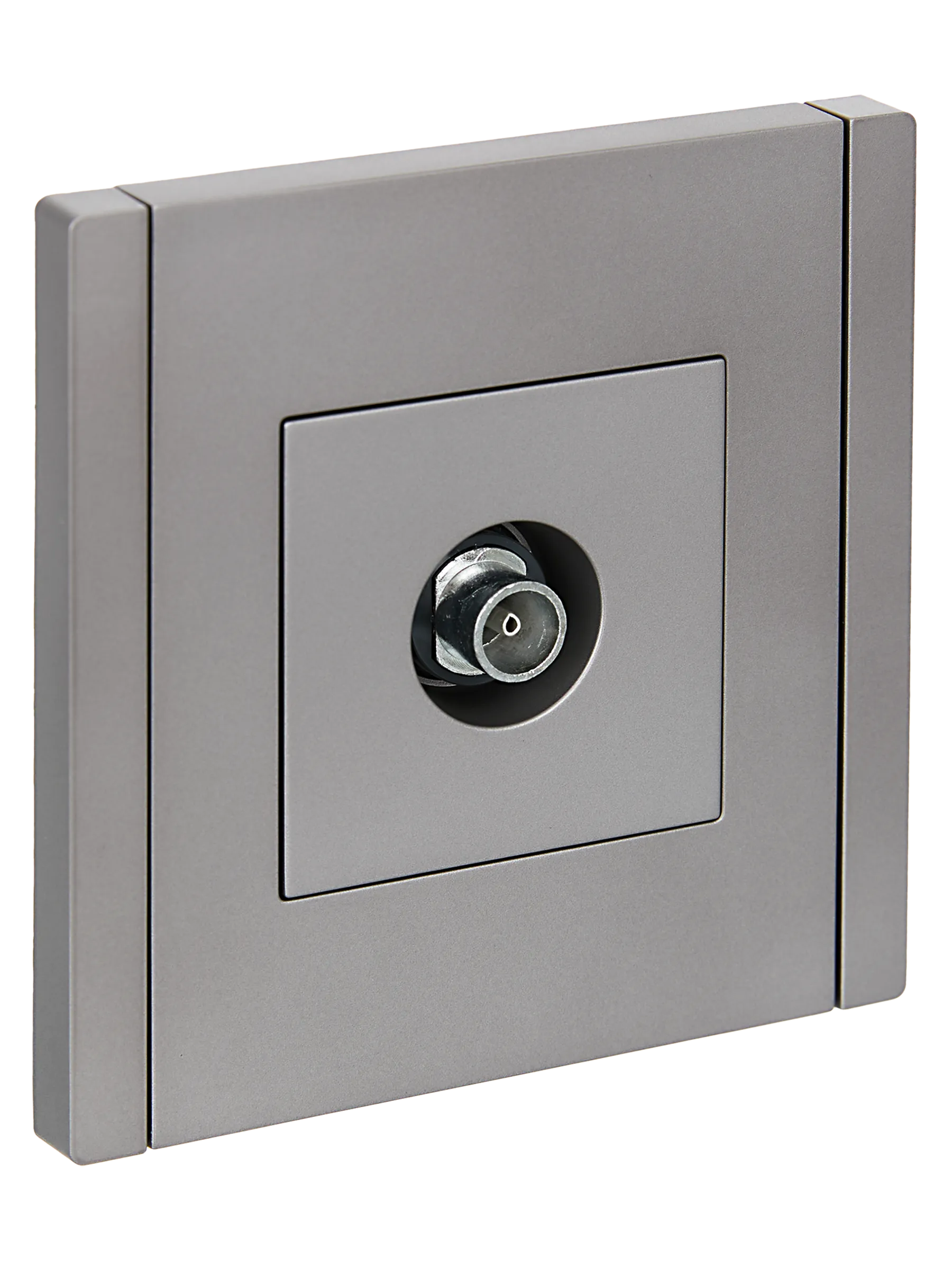 FORTE&PIANO Розетка TV оконечная FP528 сталь IEK FP-A10-O-K46