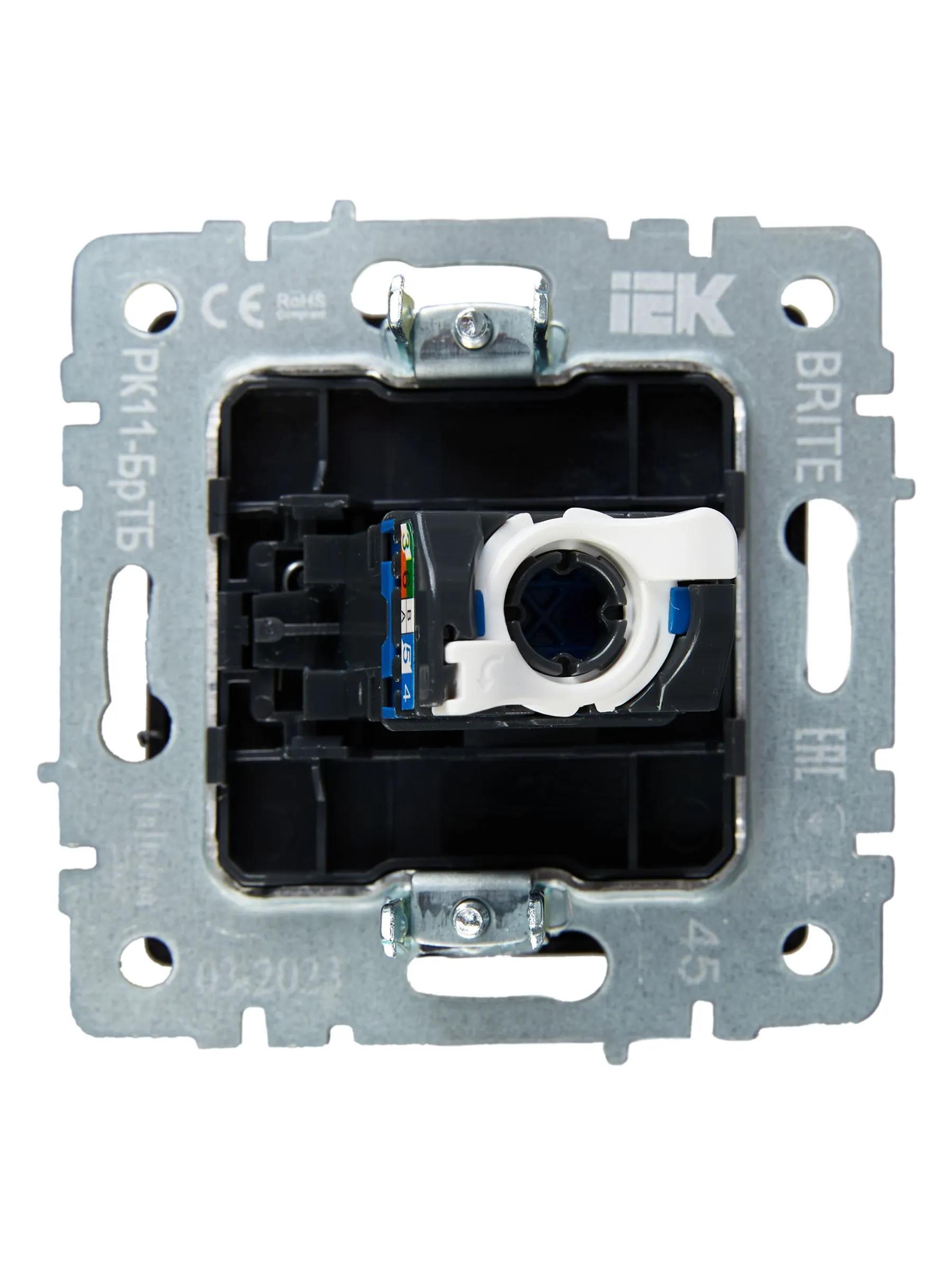 BRITE Розетка компьютерная RJ45 кат.6 РК11-БрТБ темная бронза IEK - Фото 4