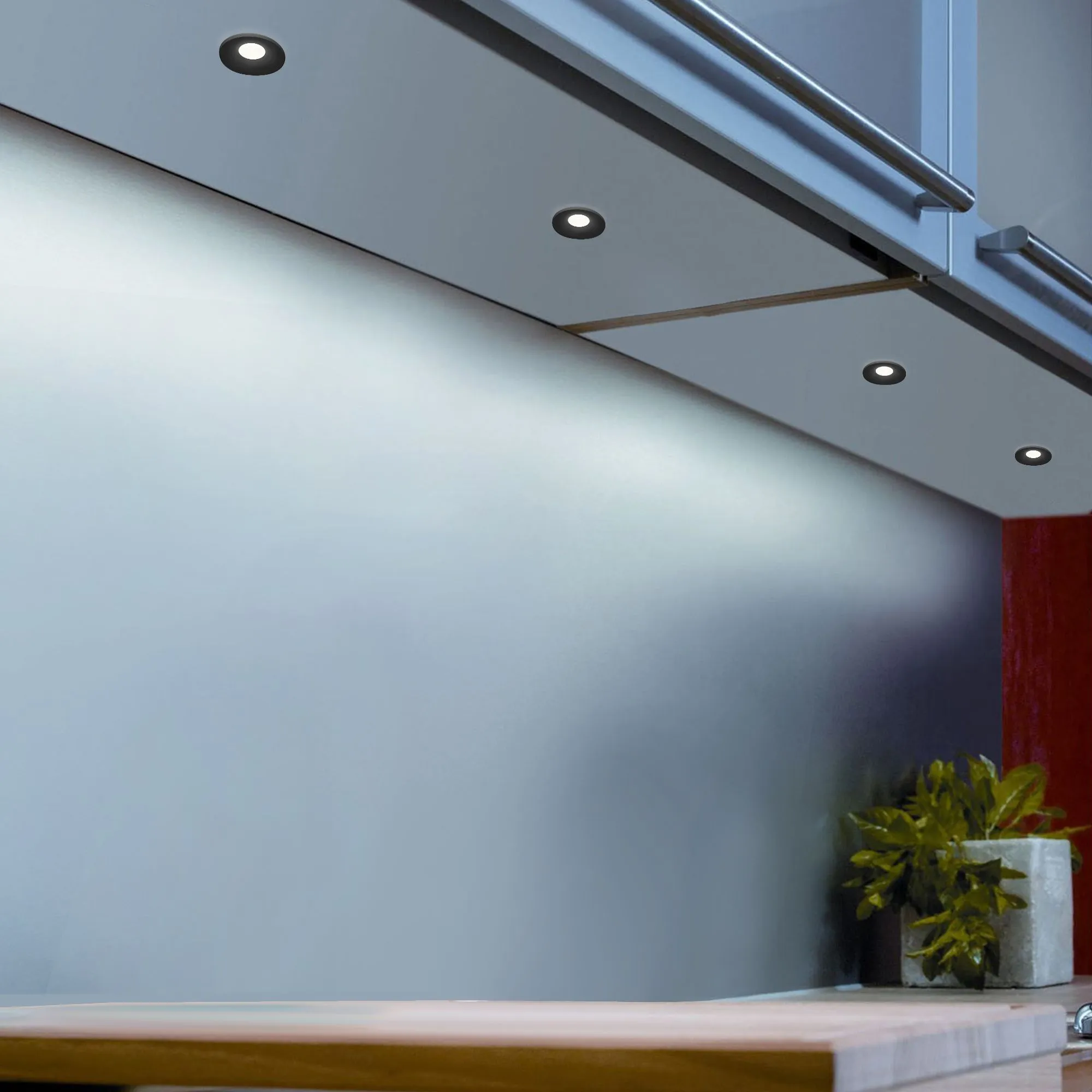 Светильник светодиодный встраиваемый точечный 15270/LED черный  Elektrostandard - Фото 3