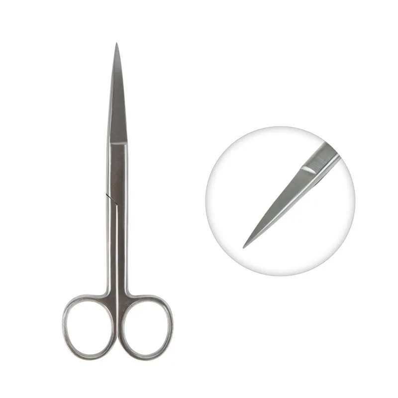 Ножницы с двумя острыми концами прямые 145 мм - Фото 2