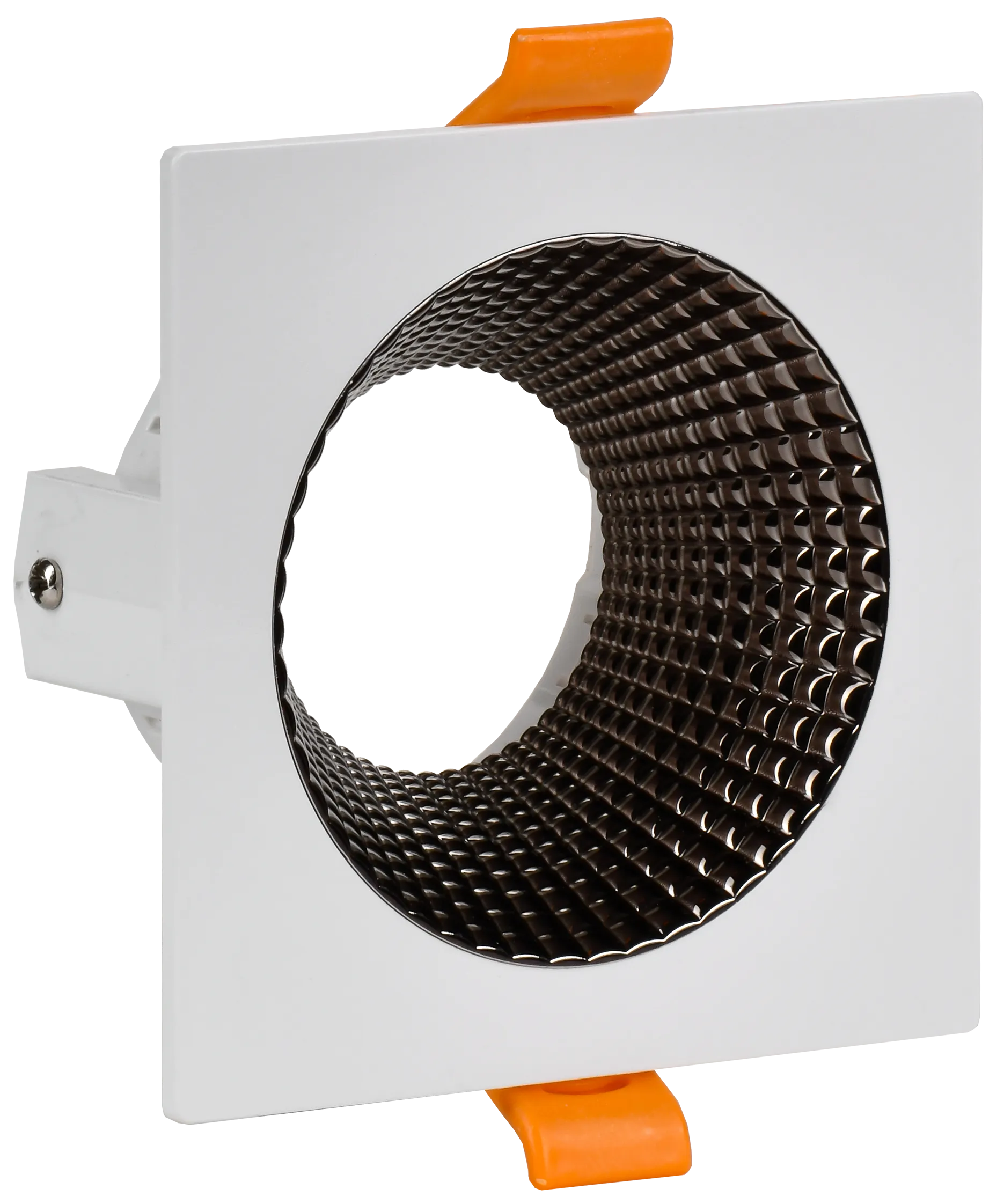 LIGHTING Светильник 4110 встраиваемый поворотный под лампу GU10 белый/шоколад пластик IEK LT-UVB0-4110-GU10-1-K30