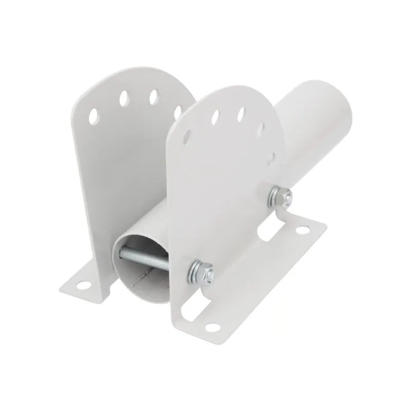 Кронштейн накладной / под бандажную ленту с переменным углом белый (230х150х150, Ø 57) REXANT  арт.607-302; 607-304; 607-410