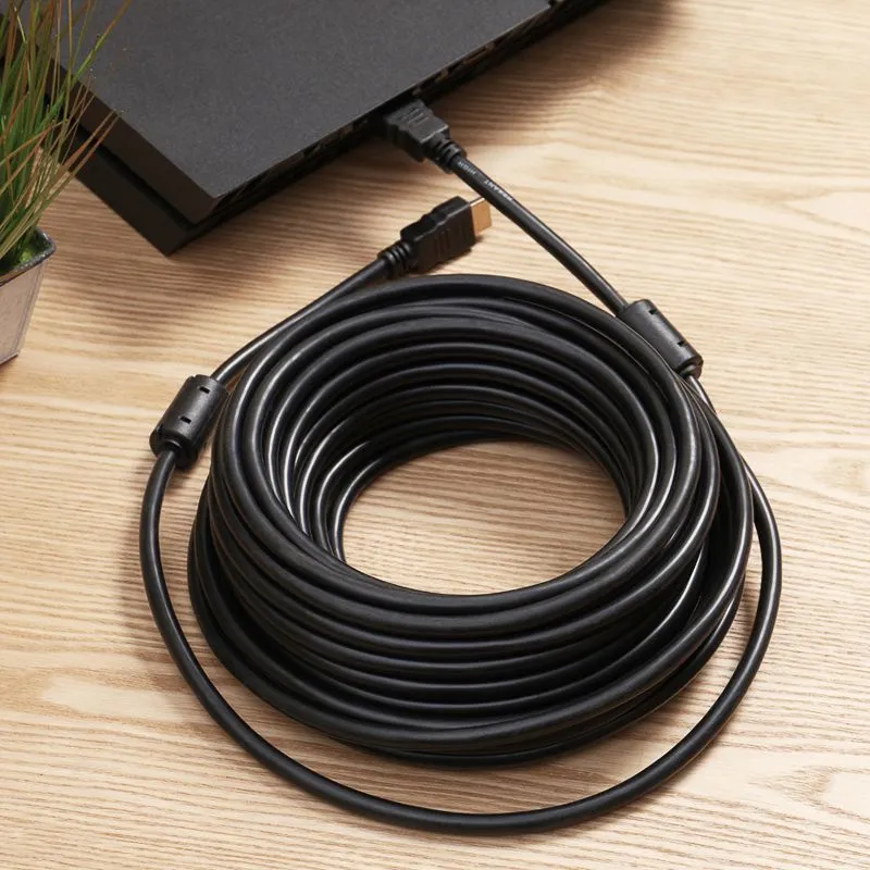 Кабель HDMI - HDMI 1.4, 15м, Gold REXANT - Фото 3