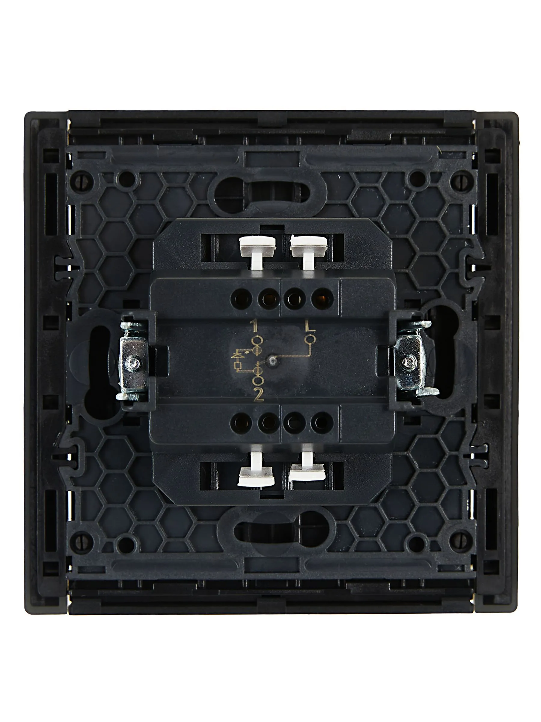 FORTE&PIANO Выключатель 1-клавишный проходной с индикацией 10А FP304 серый IEK - Фото 6