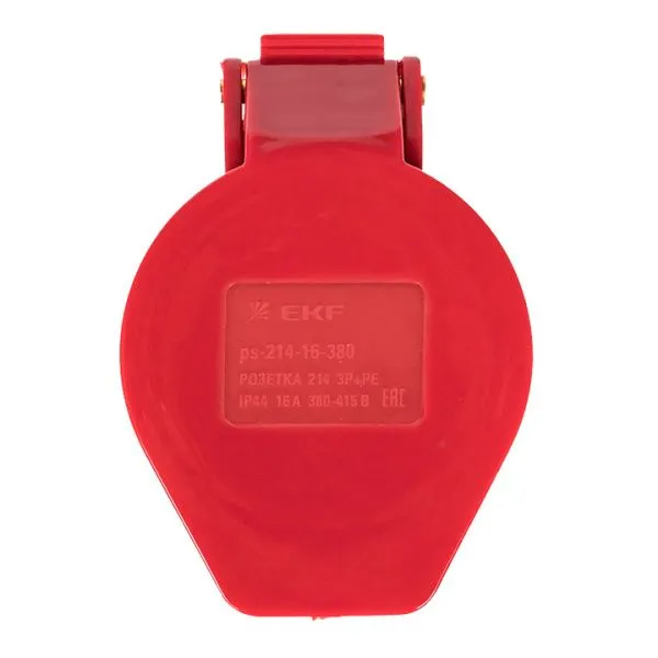 Роз. перенос. 214 3Р+РЕ 16А 380В IP44 EKF - Фото 3