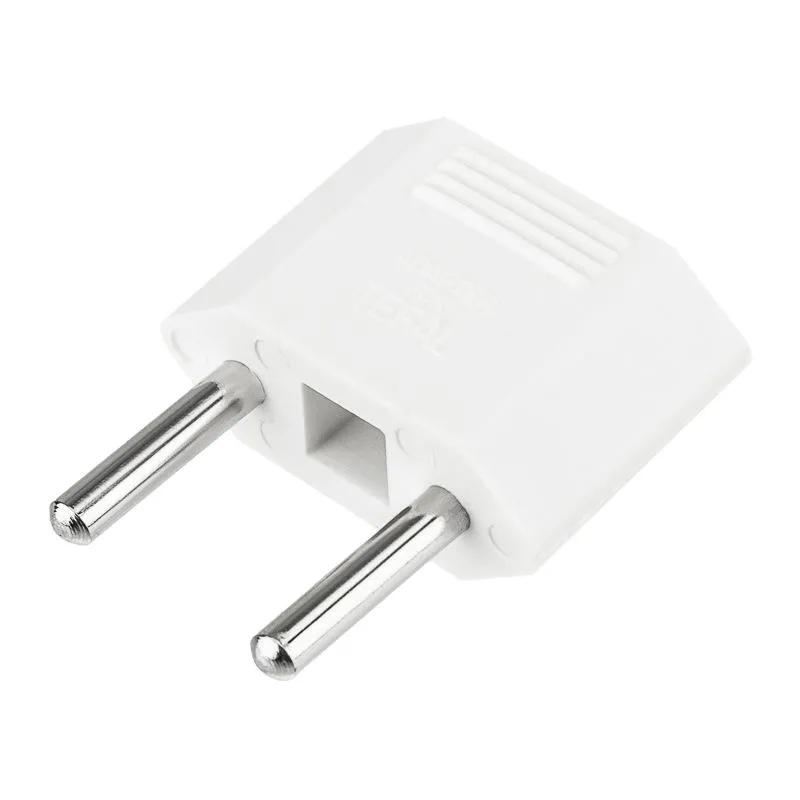 Адаптер сетевой (переходник) с Евро А/F на тонкую вилку С1 плоский «Тефаль» 6А б/з белый PROCONNECT (пакет БОПП 1 шт/уп.) 11-1041-9