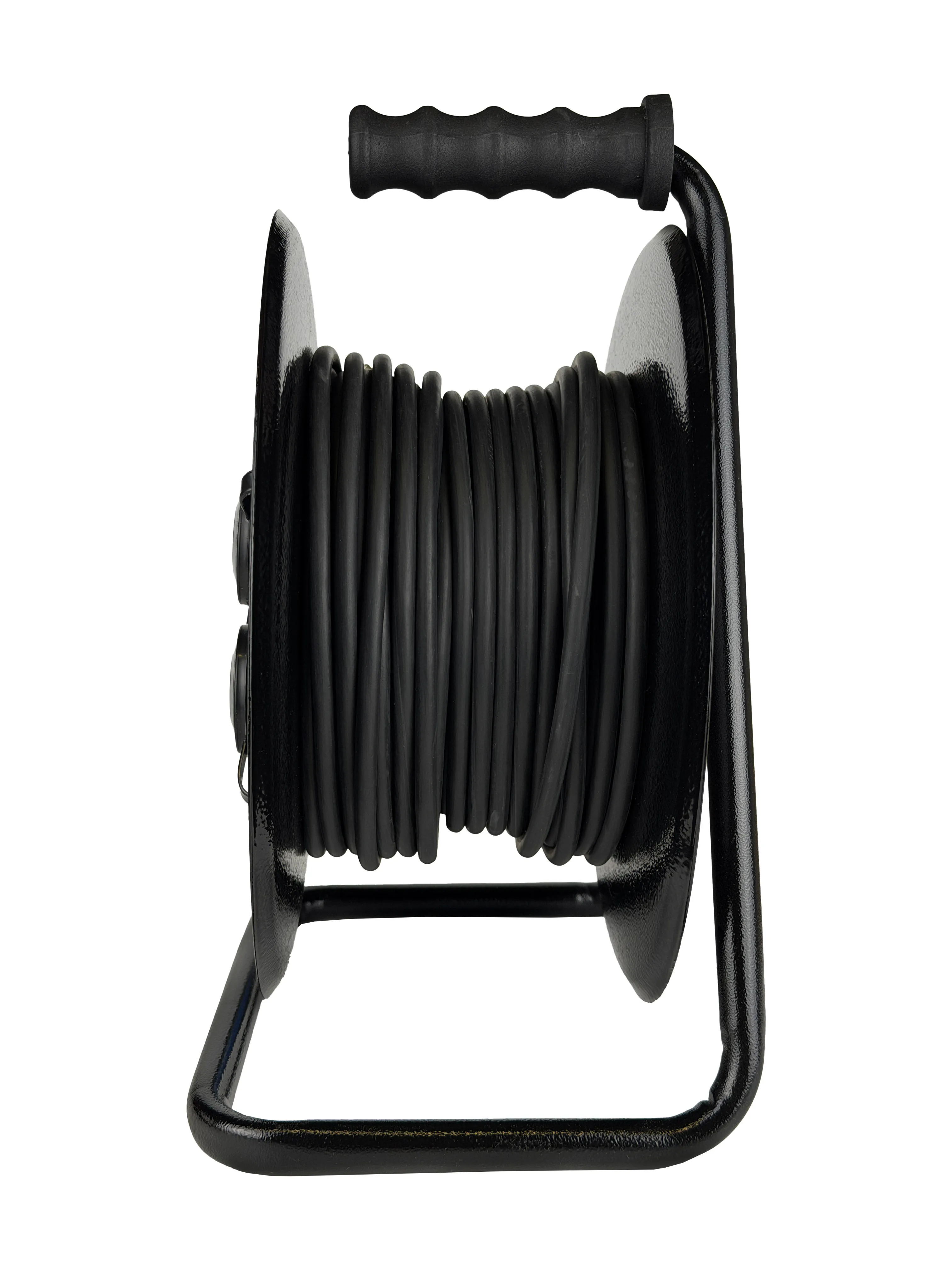 Удлинитель УКМ-44 силовой на катушке 4 гн. КГ-ХЛ 3х1,5 30м IP44 (катушка металл) 16А 3500Вт - Фото 4