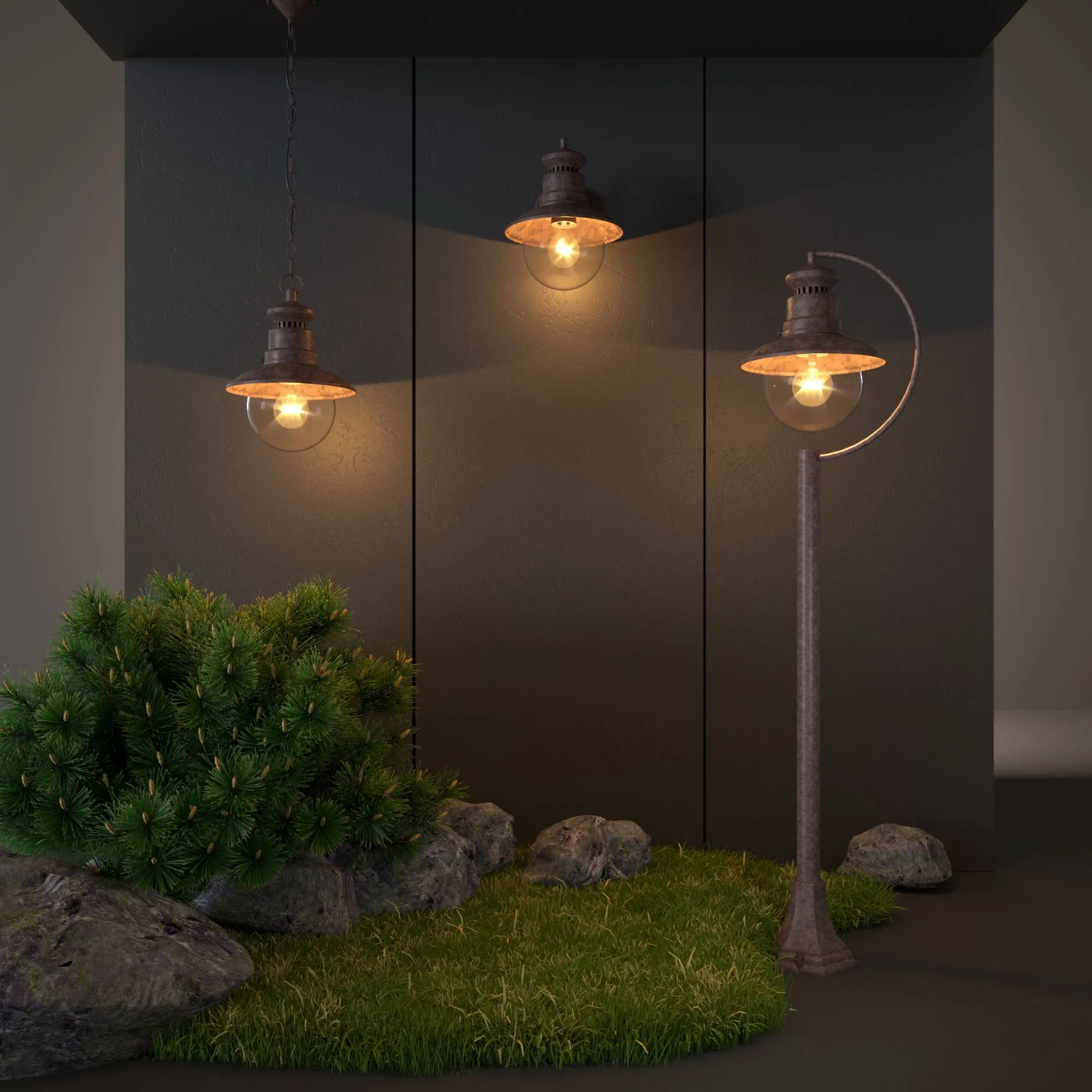 Светильник уличный на столбе IP44 Talli F брауни GL 3002F Elektrostandard - Фото 4