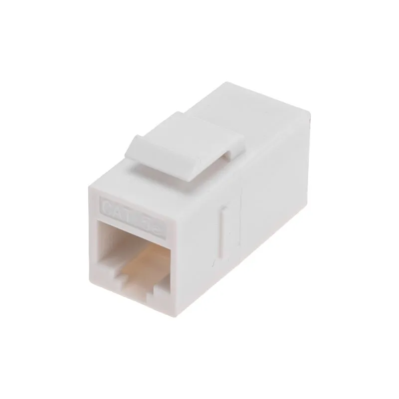 Адаптер проходной формата Keystone, Jack RJ-45(8P8C), UTP, CAT 5e REXANT PRO