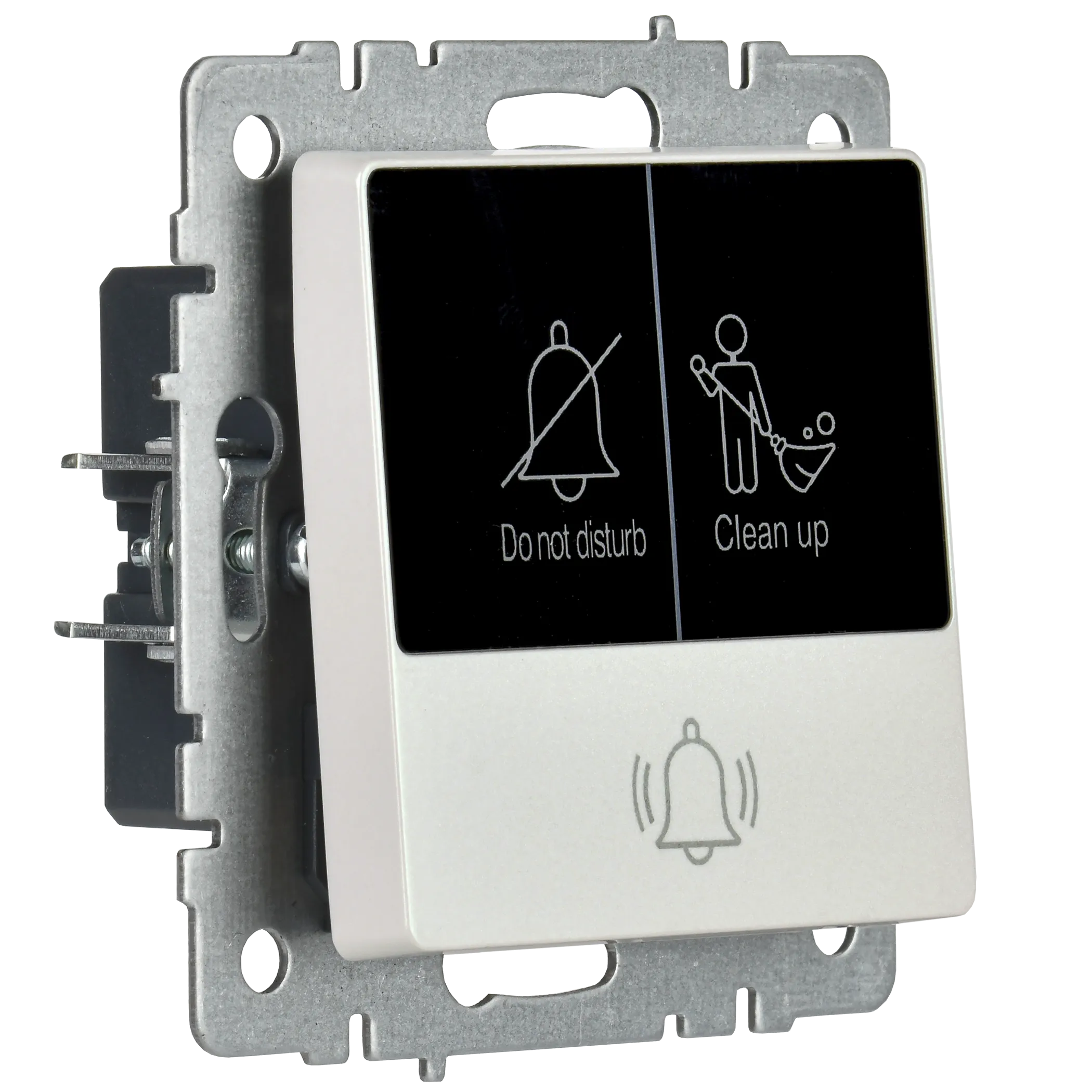 BRITE Кнопка звонка с индикацией для отелей 10А ВС10-1-9-БрЖ жемчуг IEK - Фото 5