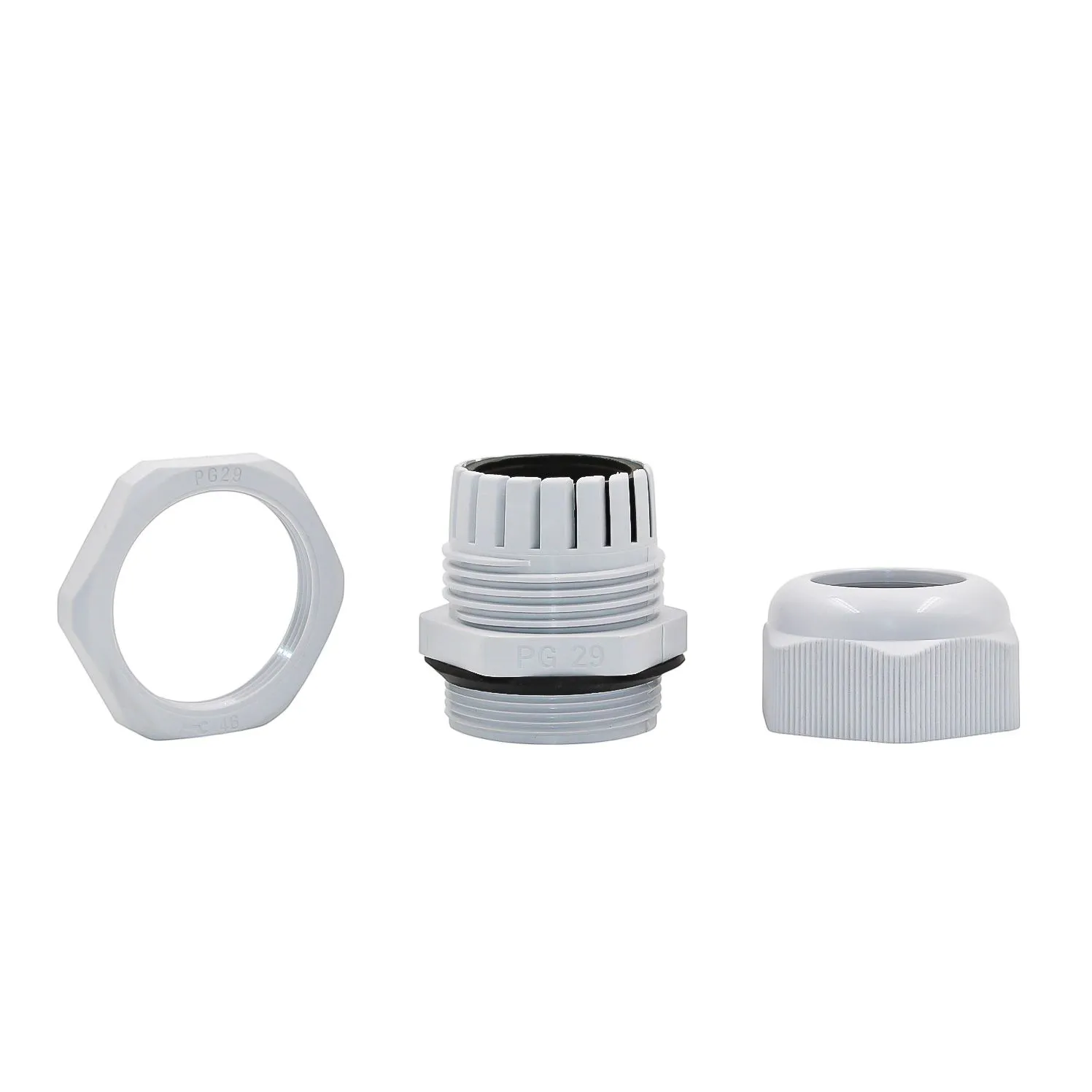 Ввод кабельный PG-29 серый, нейлон, IP68 (d кабеля 18-25 мм) DEKRON - Фото 3