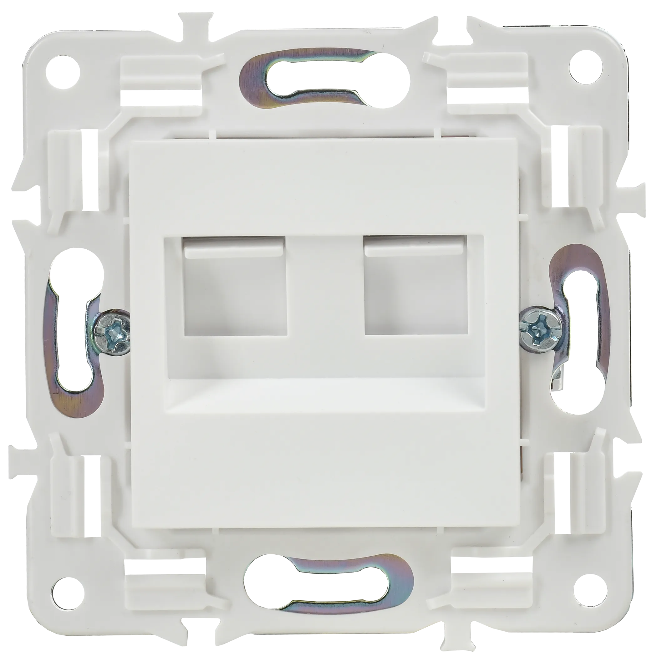 SKANDY Розетка компьютерная двойная RJ45 кат.5E SK-K03W арктический белый IEK - Фото 4