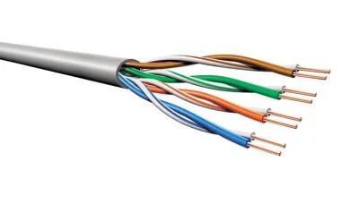 Кабель витая пара кат. 5е FTP indoor 4x2x24 AWG Cu. (100 м)