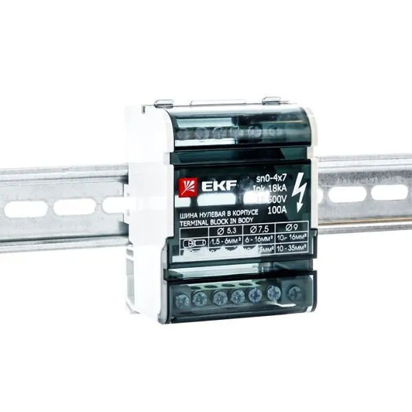 Шина нулевая в корпусе (4х7) EKF - Фото 8