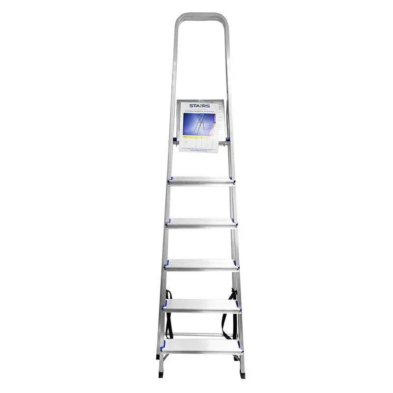 Стремянка алюминиевая 6 ступенек REXANT - Фото 2