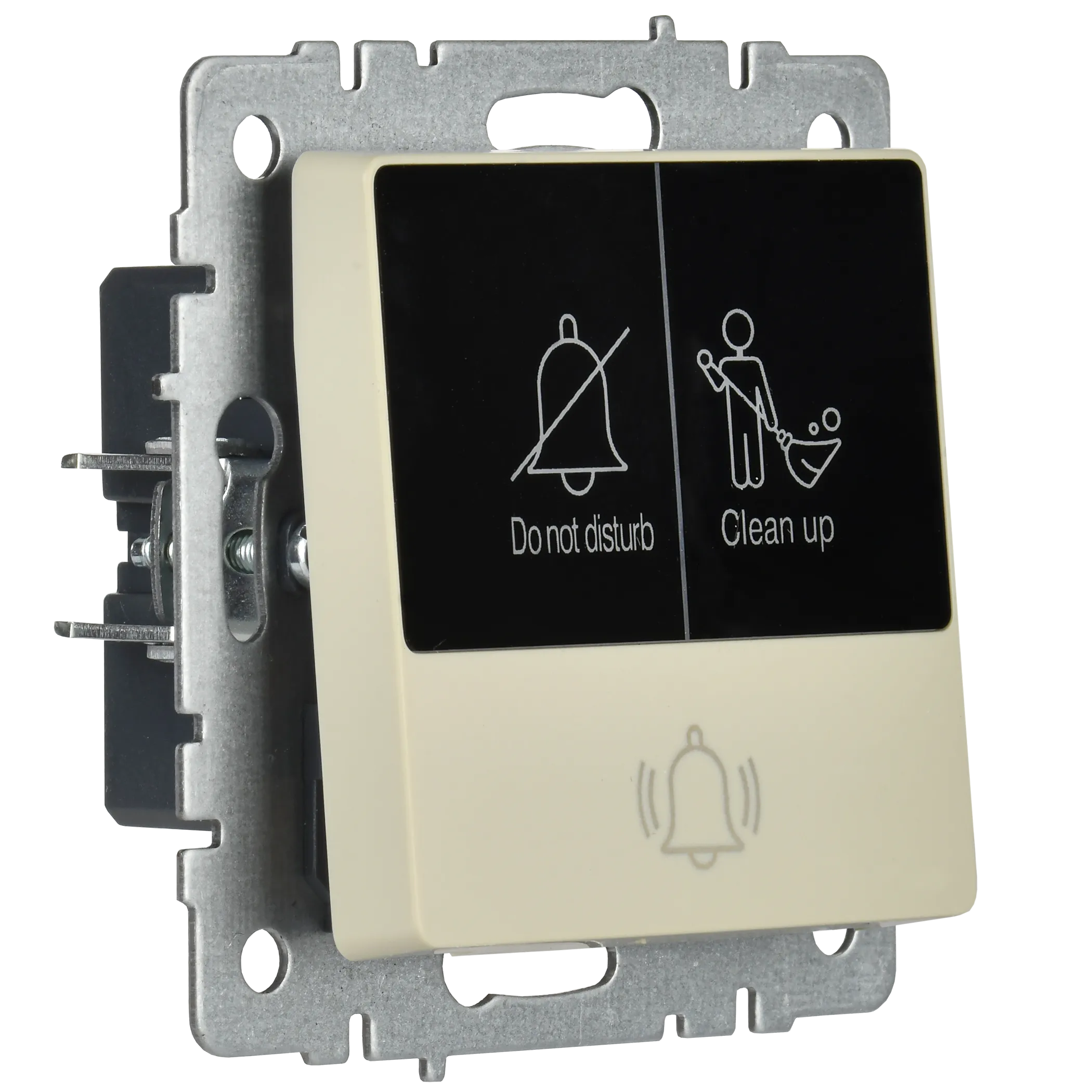 BRITE Кнопка звонка с индикацией для отелей 10А ВС10-1-9-БрКр бежевый IEK - Фото 8