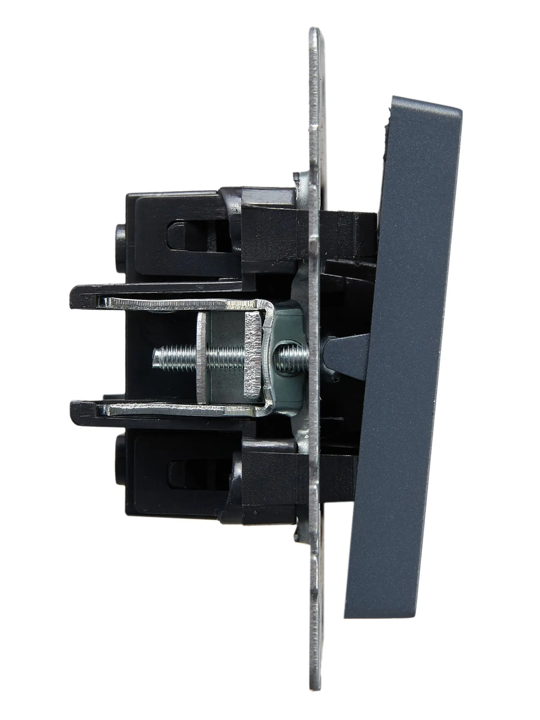 BRITE Выключатель 3-клавишный 10А ВС10-3-0-БрМ маренго IEK - Фото 2