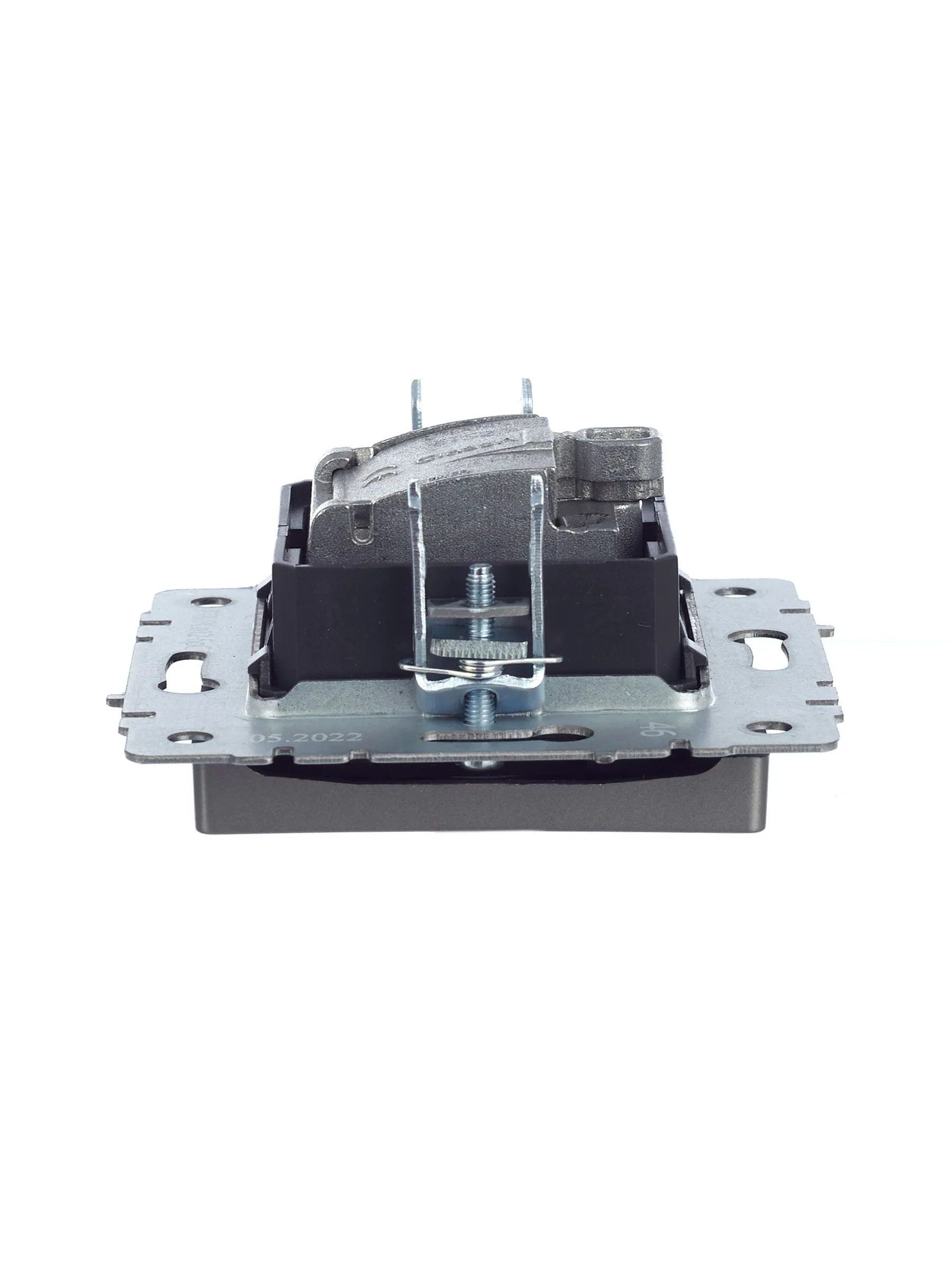 BRITE Розетка двойная TV+SAT РТВ/РСп12-БрС сталь IEK - Фото 4