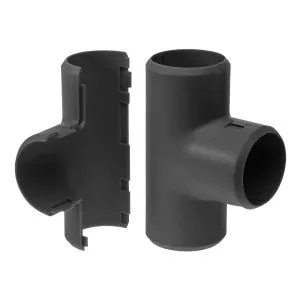 Тройник разборный черный d25 мм (30шт/300шт уп/кор) Промрукав PR13.0197