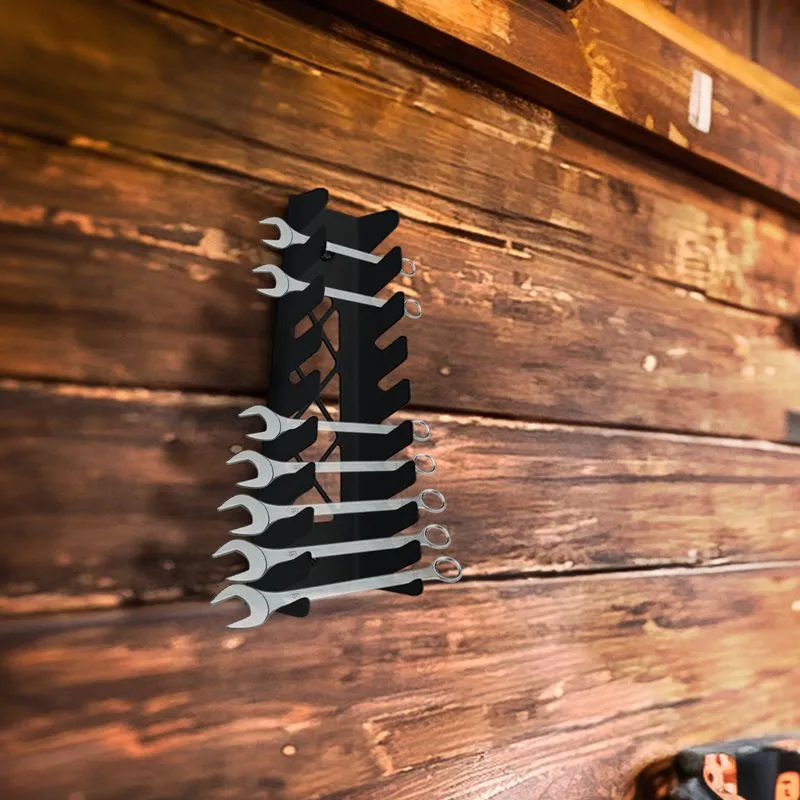 Держатель-органайзер для гаечных ключей, настенный, черный REXANT - Фото 2