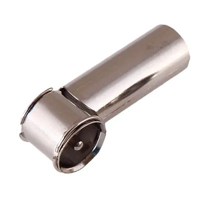 Переходник автоантенны, штекер Европа - гнездо Азия, угловой REXANT