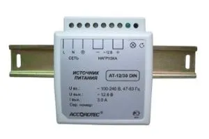 Блок стабилизированного питания AT-12/15 DIN AT-12/15-DIN