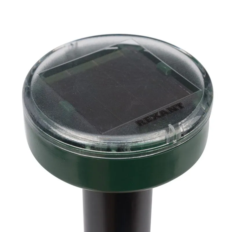 Набор ультразвуковых отпугивателей кротов (R 20м х2) на солнечной батарее REXANT - Фото 3