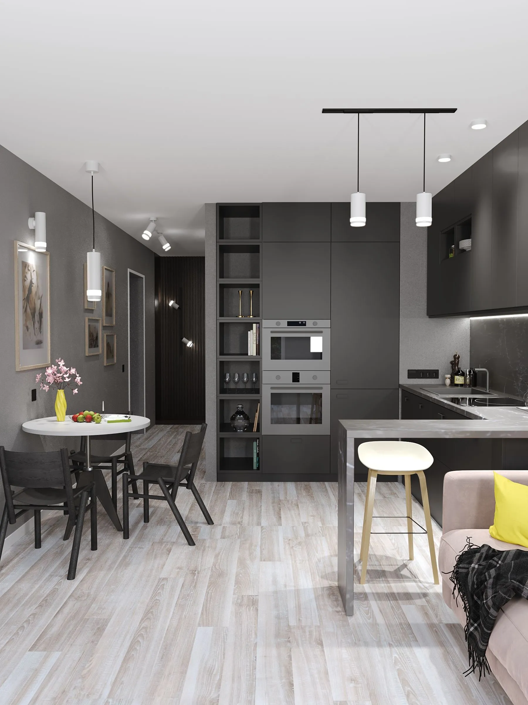 LIGHTING Светильник 4016 накладной потолочный под лампу GX53 белый IEK - Фото 5